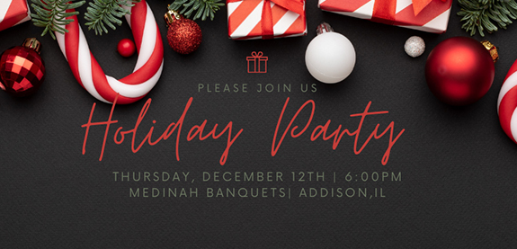 MWFA's Holiday Party is This Week!